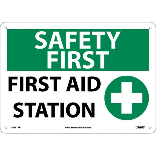 12x18 6 Pack First Aid Station Sign Large Health & Safety Signs 